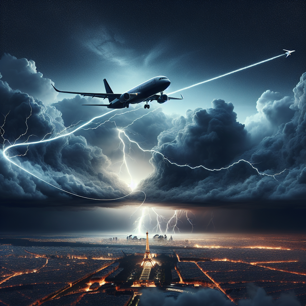 “Passengers on Jersey flight experience unexpected detour to Paris amidst stormy weather”