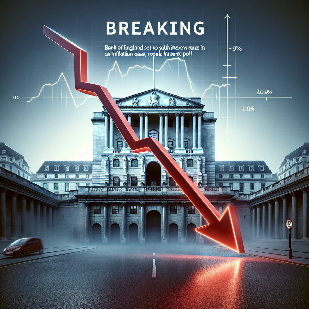 “Breaking: Bank of England Set to Slash Interest Rates in Q2 as Inflation Eases, Reveals Reuters Poll”