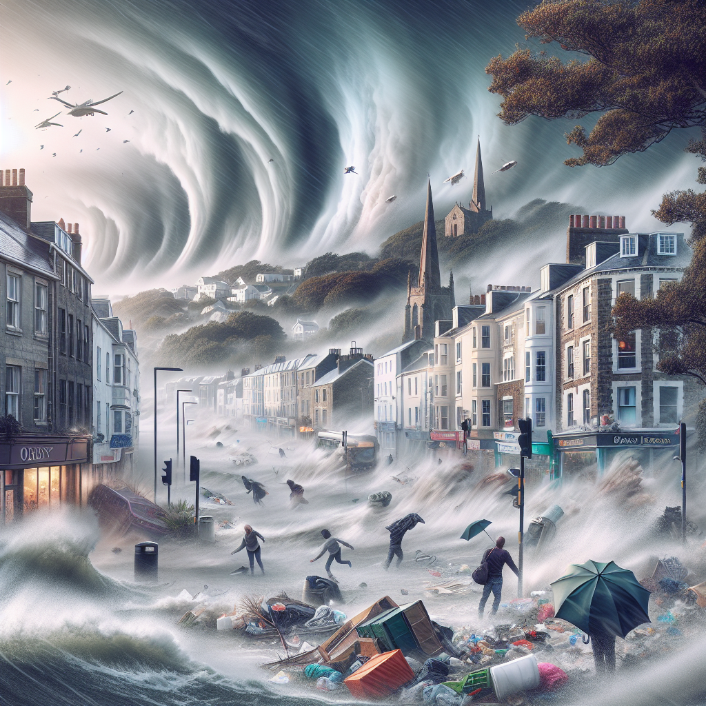 “Travel Chaos Unleashed as Storm Isha Wreaks Havoc on Jersey”