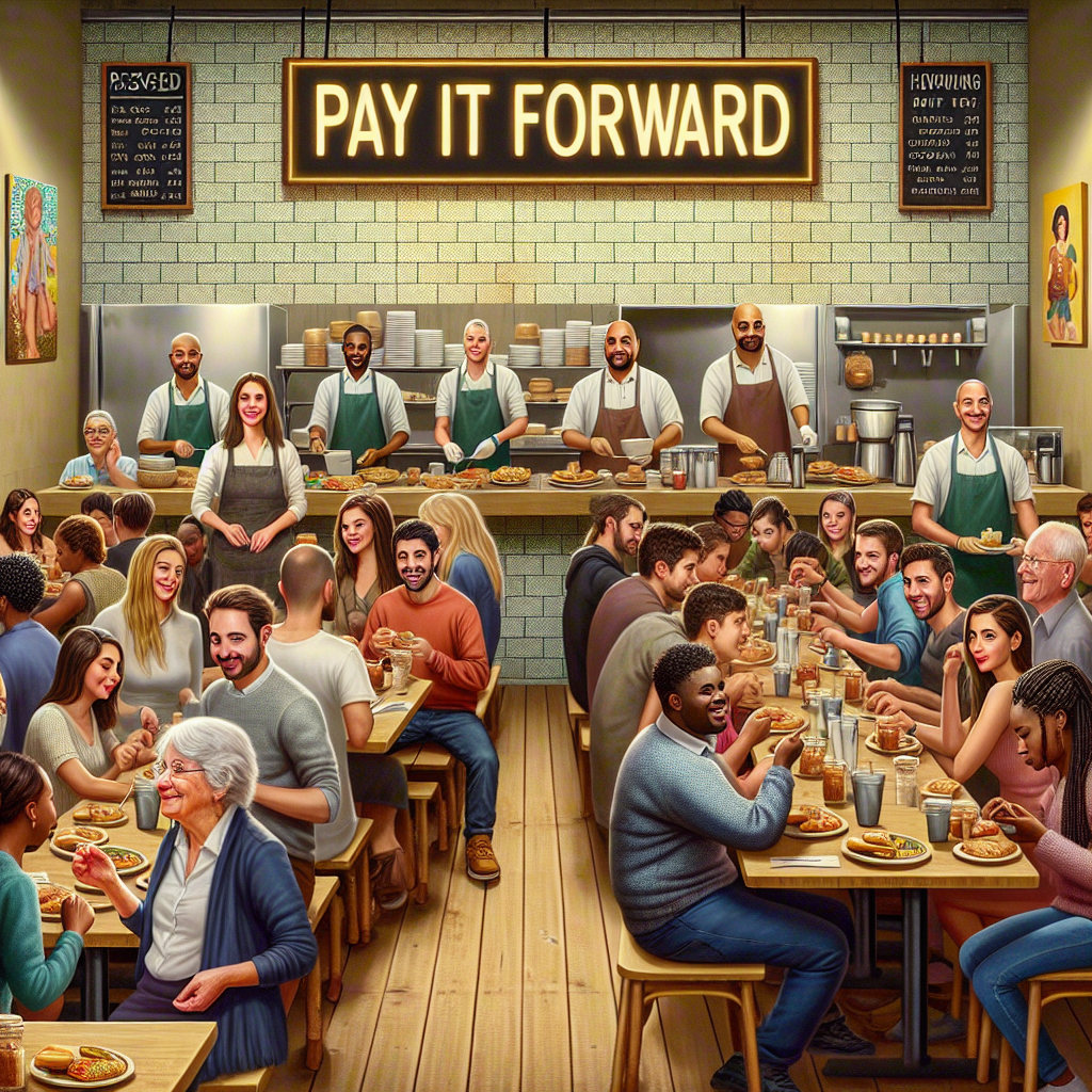 “Generosity in Action: Jersey Café Encourages Customers to Pay It Forward with Meals for Those in Need”