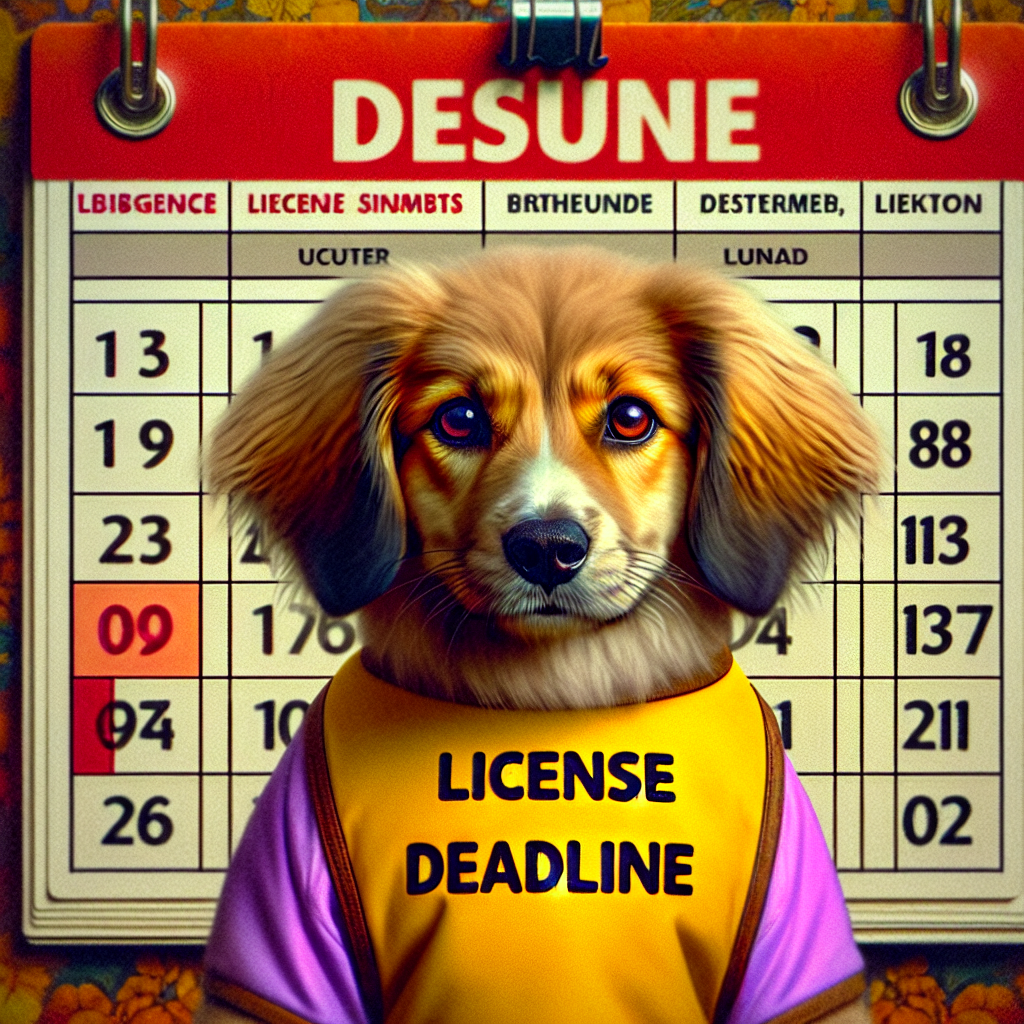 “Last Chance for Jersey Dog Owners: Don’t Miss Your Dog Licence Deadline!”