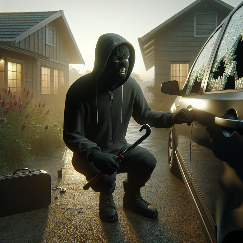 “Caught in the Act: One Suspect Linked to Two Jersey Break-Ins and a Daring Car Theft!”