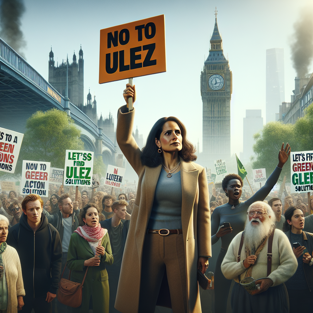 “Mayoral Candidate Joins Controversial Protest Against ULEZ, Organized by Climate Lockdown Advocates”