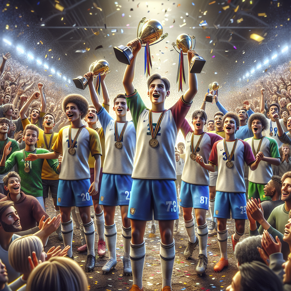 “Jersey’s U14 Boys Dominate, Securing Three Trophy Retention”