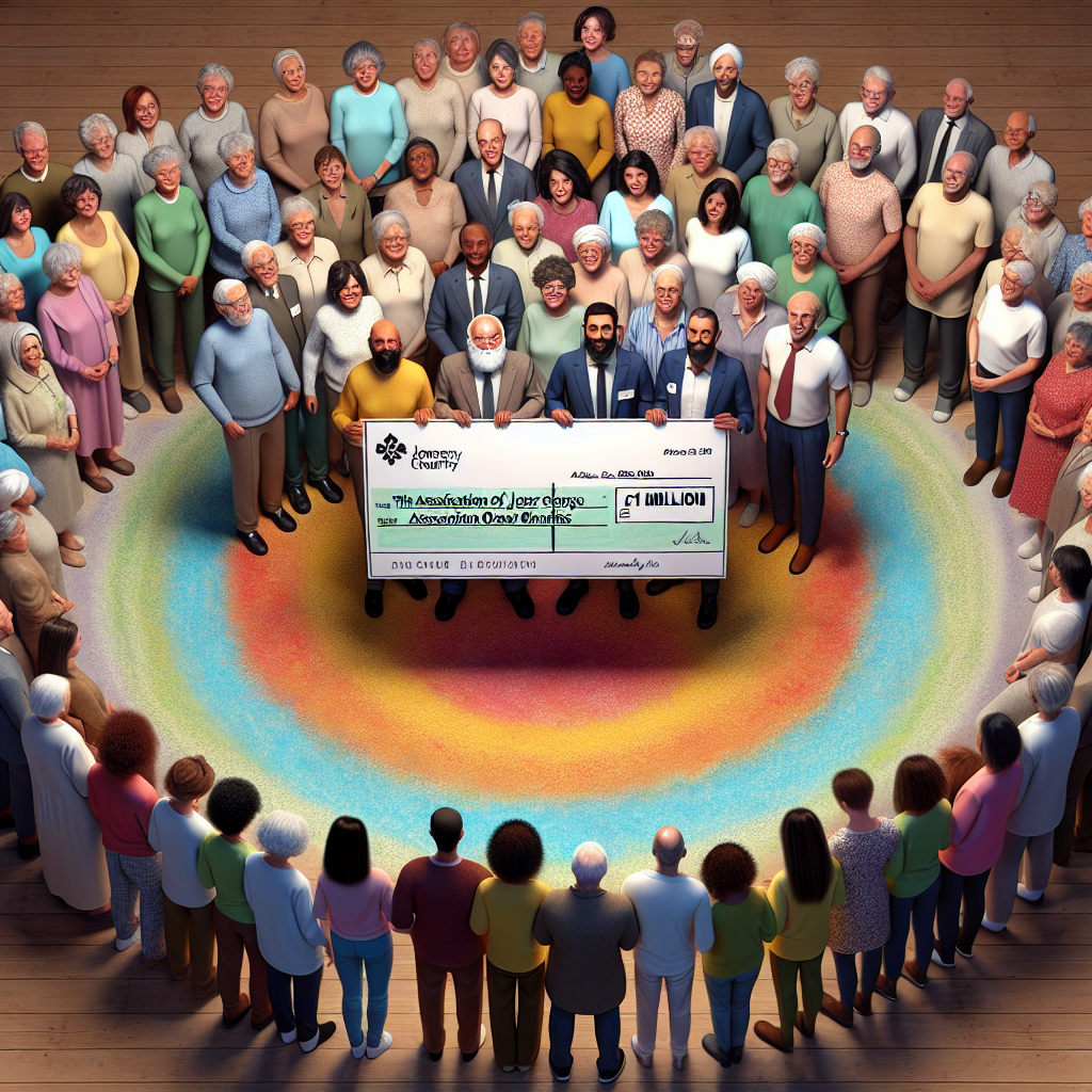 “Generous Grants: Association of Jersey Charities Gives Nearly £1 Million to Local Causes in 2023”