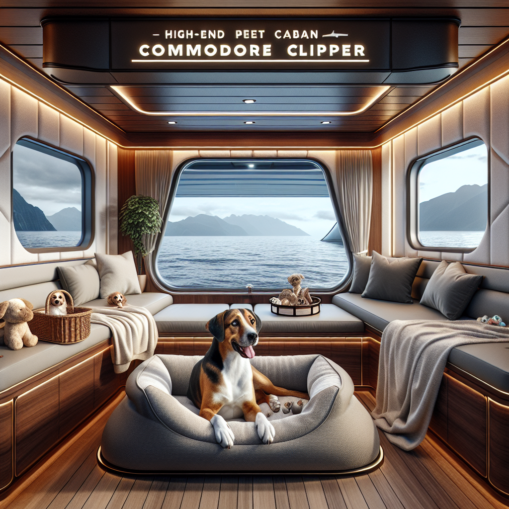 “Experience Ultimate Comfort: Pet Cabins Now Offered on Commodore Clipper!”