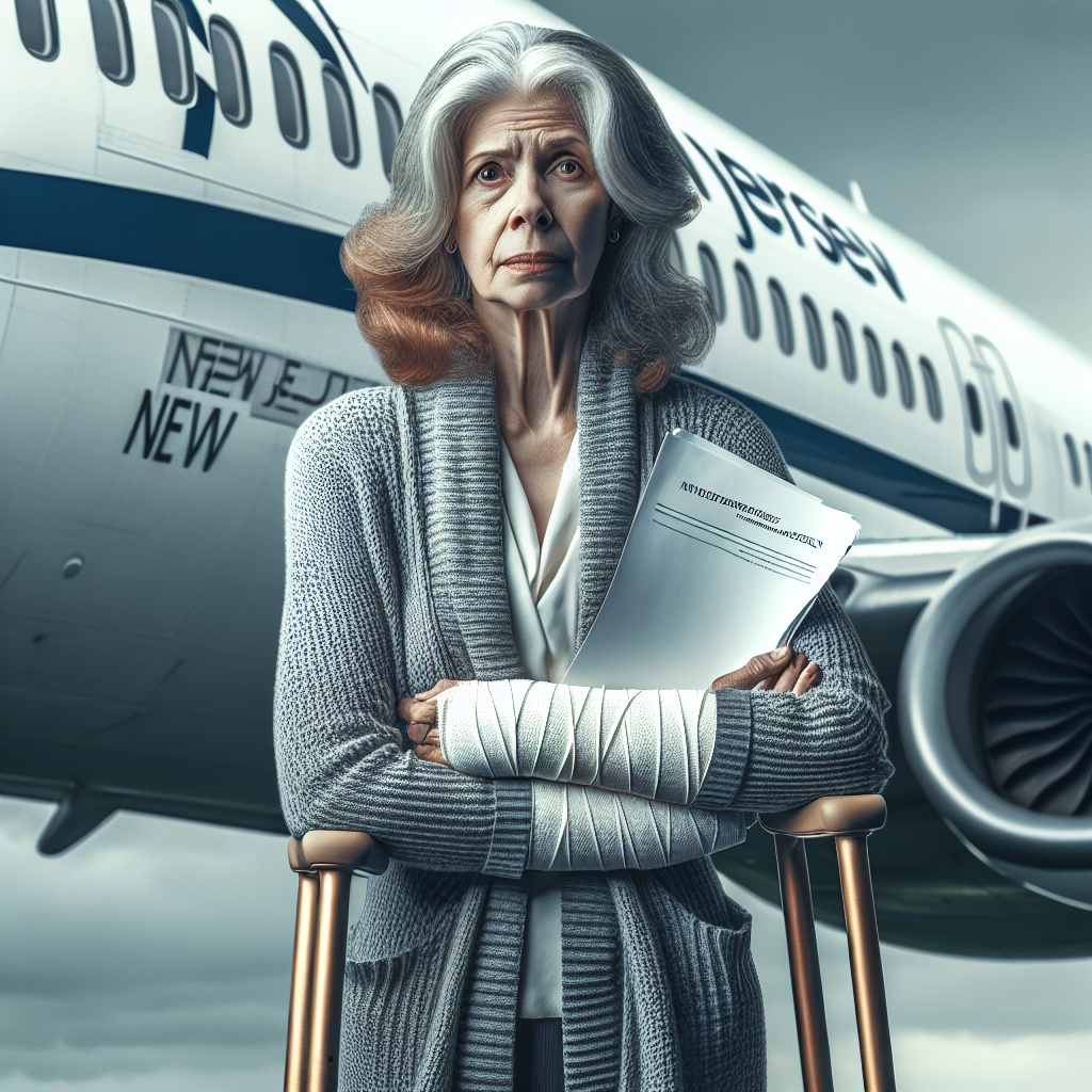 Grandmother from New Jersey files lawsuit against US airline for alleged bodily injuries