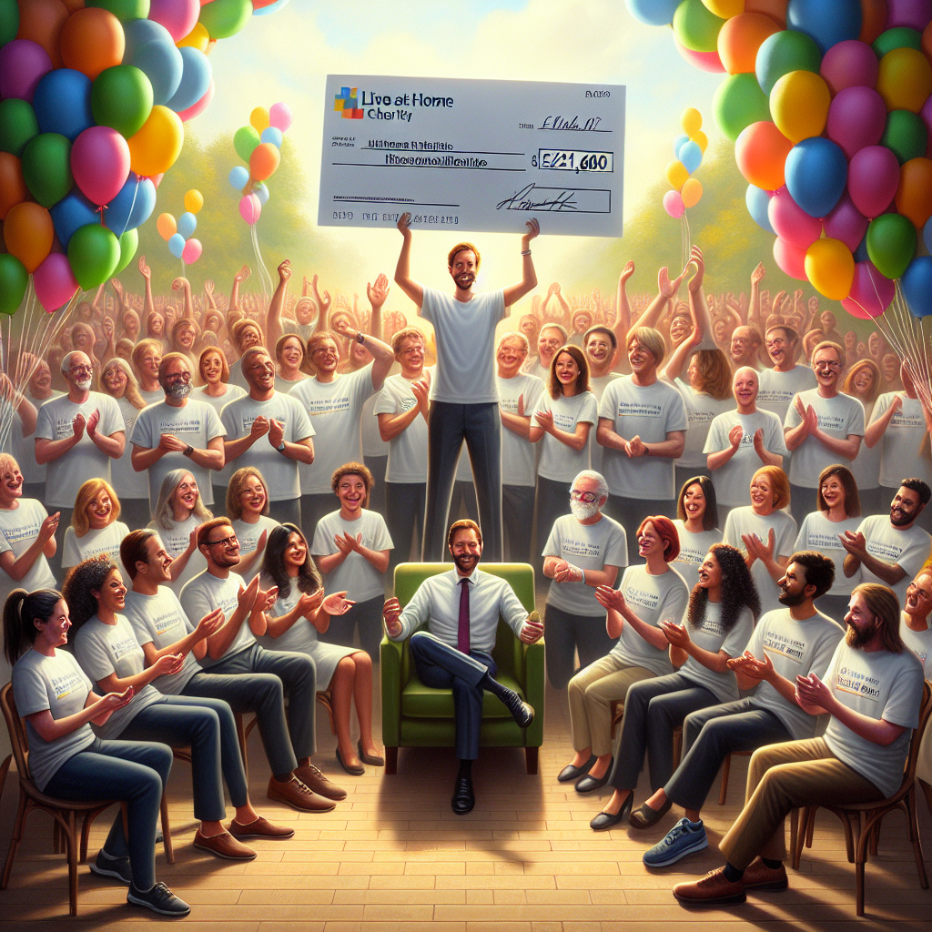 “KPMG’s Incredible Fundraising Efforts Raise Over £21,600 for Live At Home Charity”