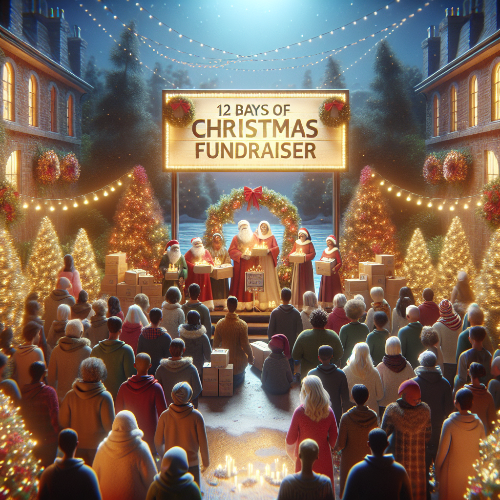 “Generous Community Raises £19,000 for Les Bourgs Hospice with 12 Bays of Christmas Fundraiser”