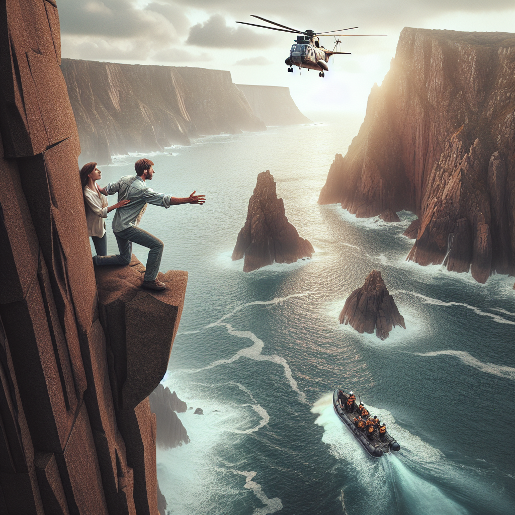 Dramatic Rescue: Couple Stranded on Jersey’s Plemont Cliffs Saved in Heart-Pounding Operation