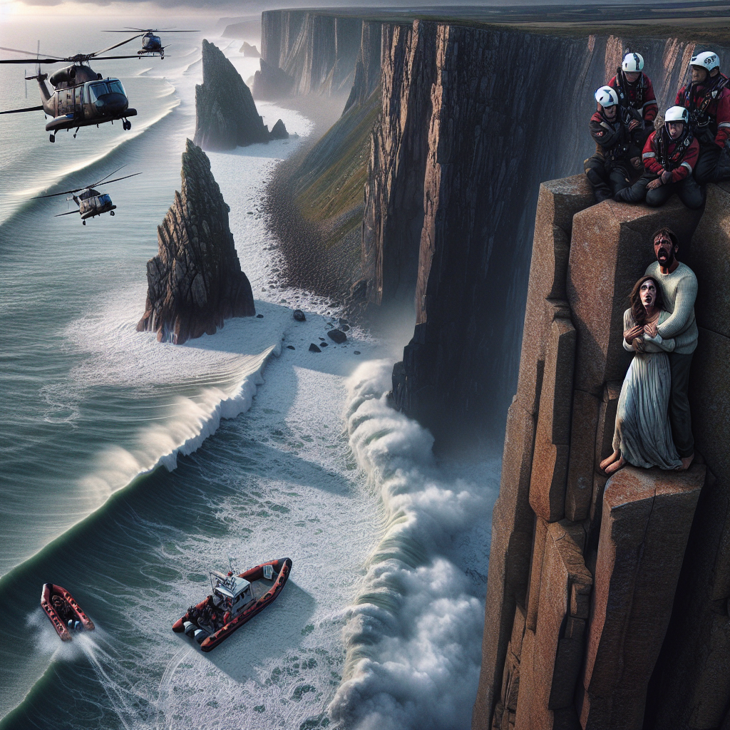Dramatic Rescue: Couple Stranded on Jersey’s Plemont Cliffs Saved in Heart-Pounding Operation