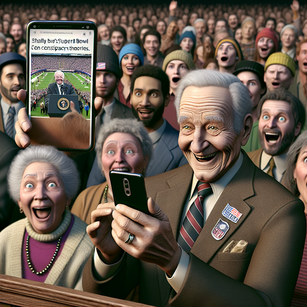 “President Biden’s Epic Meme Shuts Down Super Bowl Conspiracy Theorists in Hilarious Fashion”