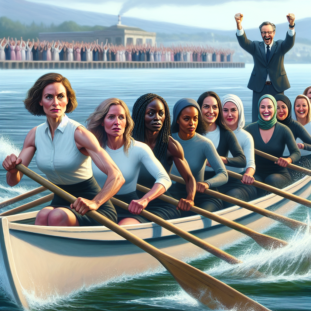 “Unstoppable Moms Shatter Rowing Record, Earning Praise from Jersey Bailiff”