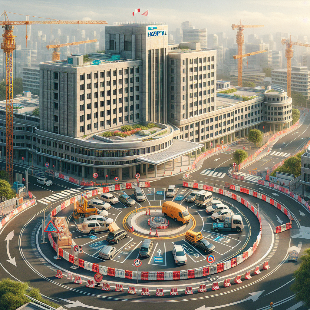 “Attention: Jersey General Hospital Implements Parking Restrictions During Renovation”