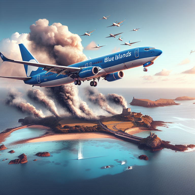 Blue Islands plane makes dramatic emergency return to Jersey due to landing gear issue