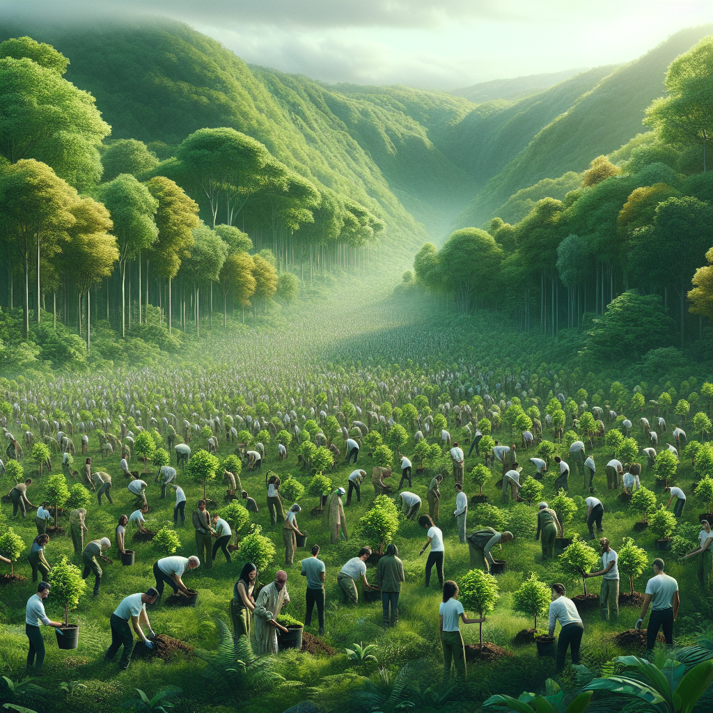 Rossborough partners with Jersey Trees for Life to plant hundreds of trees, promoting sustainability and environmental conservation