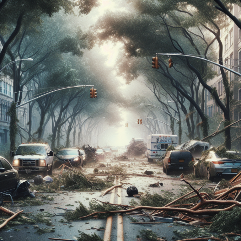 Jersey roads face chaos as strong winds wreak havoc