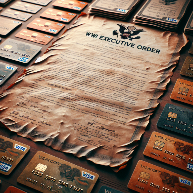 Shocking Claim: WWII Executive Order Allegedly Grants Migrants $5k Visa Gift Cards