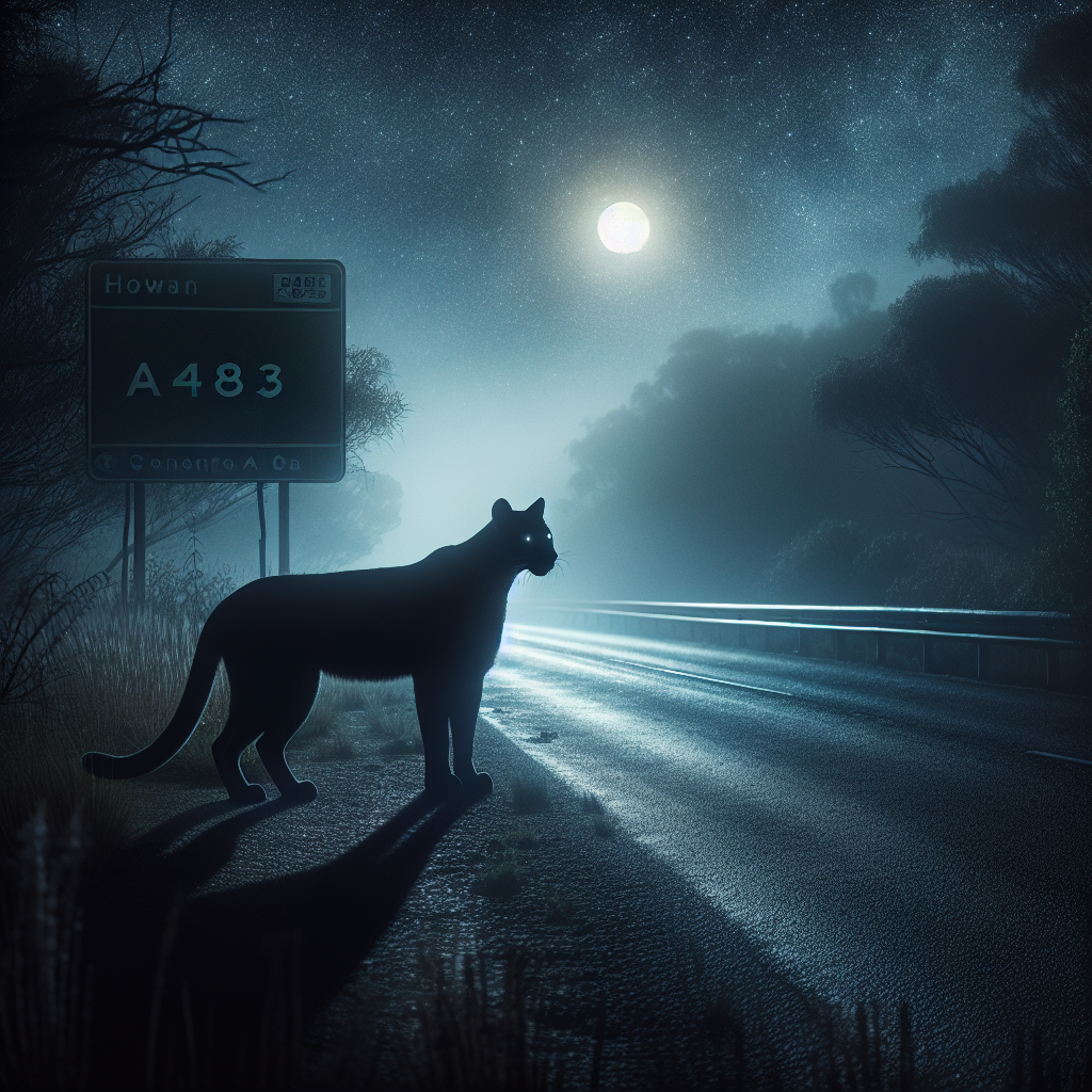 “Unraveling the Mystery: Puma Sighting on A483 Fuels Big Cat Conspiracy Theories”