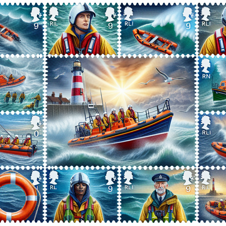 New Jersey Post stamps celebrate 200 years of the RNLI in a special way!