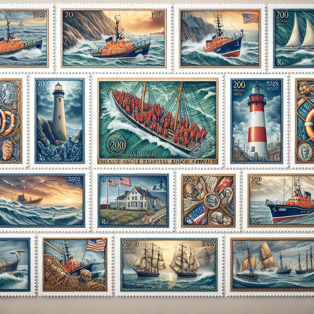 “Discover the Exclusive RNLI Stamp Collection Released by Jersey Post for 200th Anniversary Celebration!”