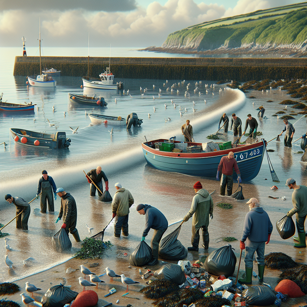 “Fishermen and Braye Harbour unite to clean up after storm havoc”