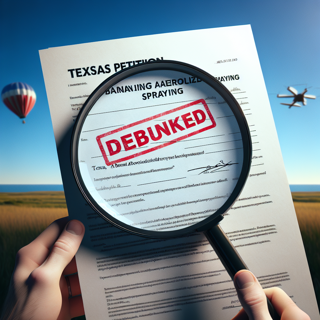 “Debunked: Texas petition banning ‘aerosolized spraying’ does not confirm existence of chemtrails”