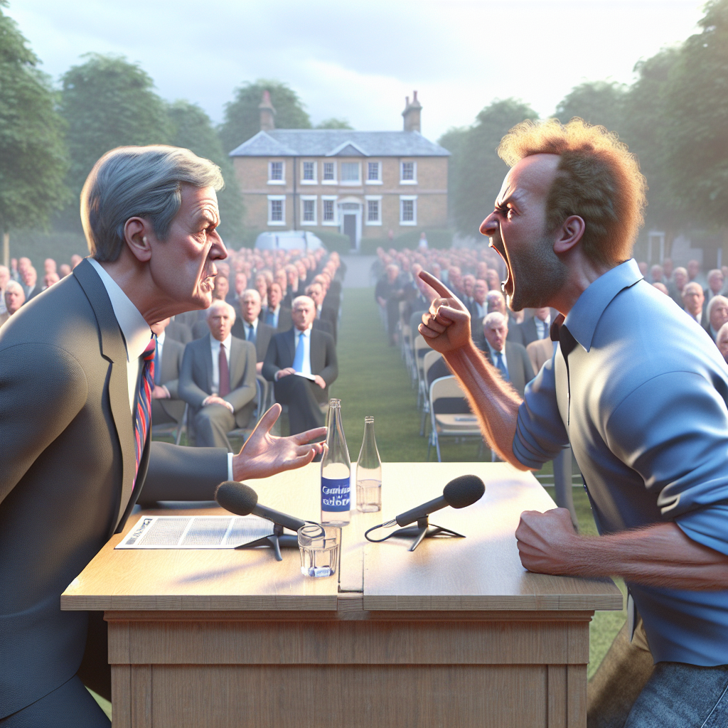 Former BBC Presenter Engages in Fiery Exchange with Trump Supporter, Told to ‘F*** Off’