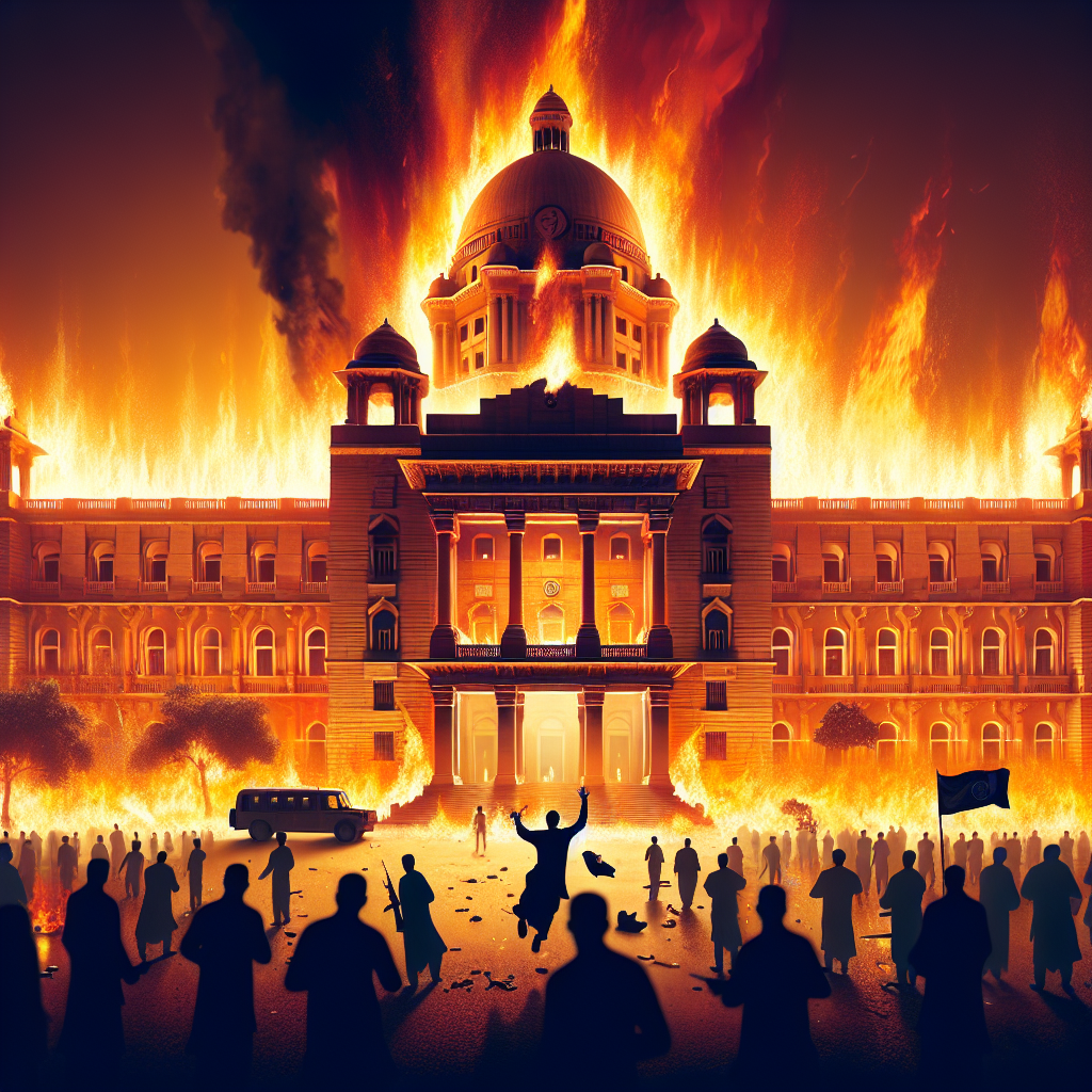 “Explosive Conspiracy Uncovered: Congress Suspected of Plotting Fire at Madhya Pradesh Secretariat!”