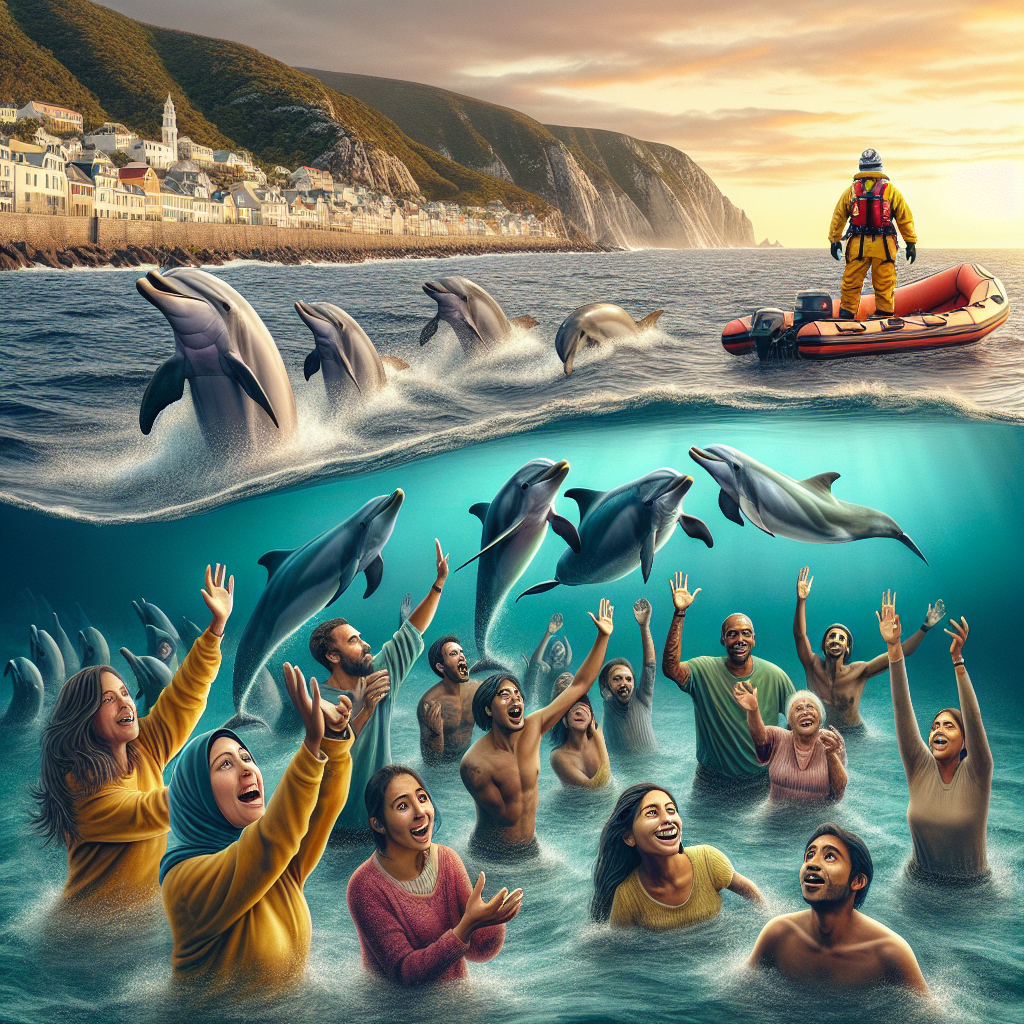 Dramatic Rescue: Pod of Dolphins Saved from Rock Pool in Jersey