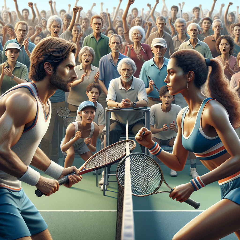 “Thrilling Comeback: Racket Players Secure Victory in Intense Inter-Insular Match”