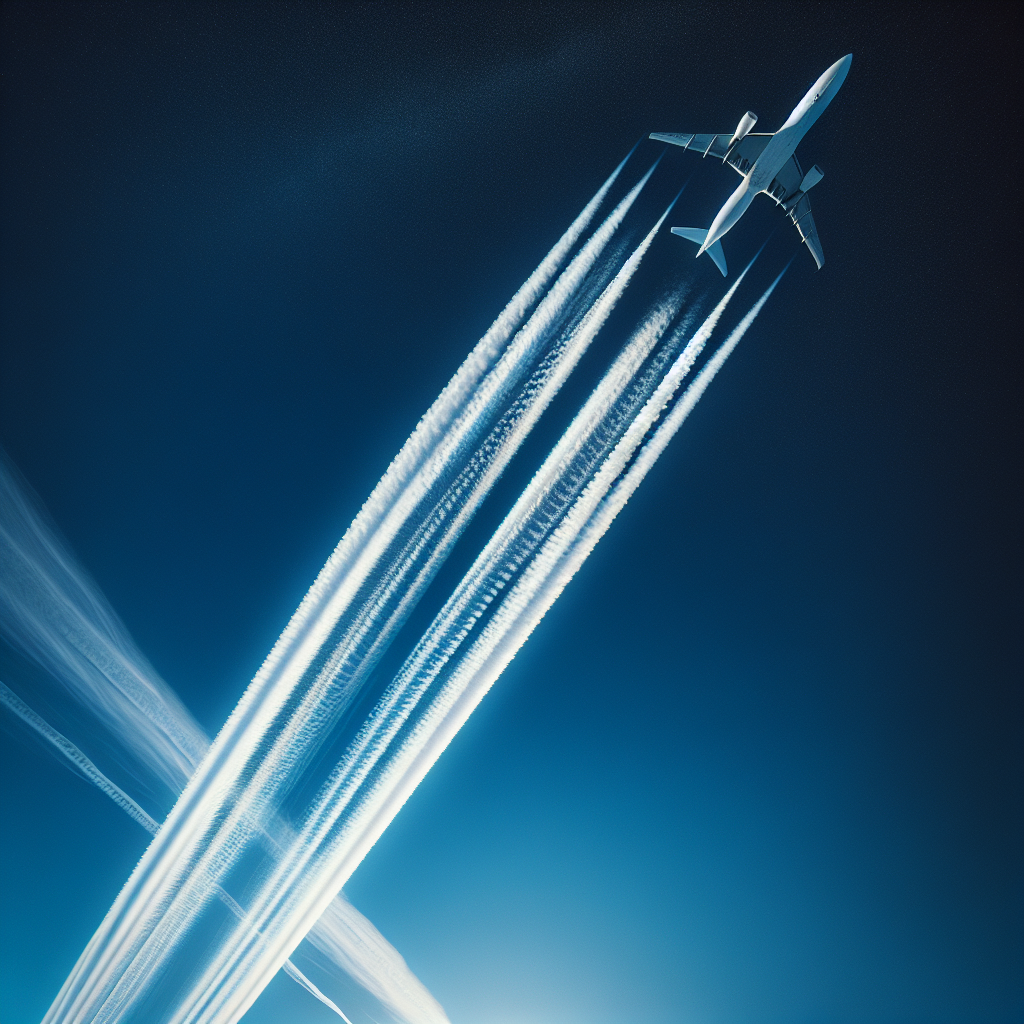 Unveiling the Mystery: What Are Those White Streaks Following Planes in the Sky?