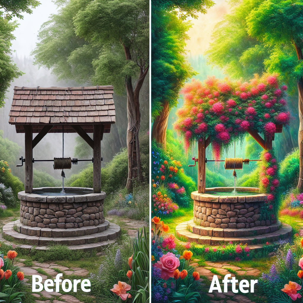 “Discover the Stunning Transformation of Richie’s Wishing Well!”