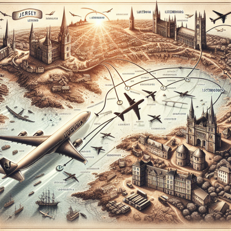 Exciting News: Trial Flight Route Between Jersey and Luxembourg Revealed