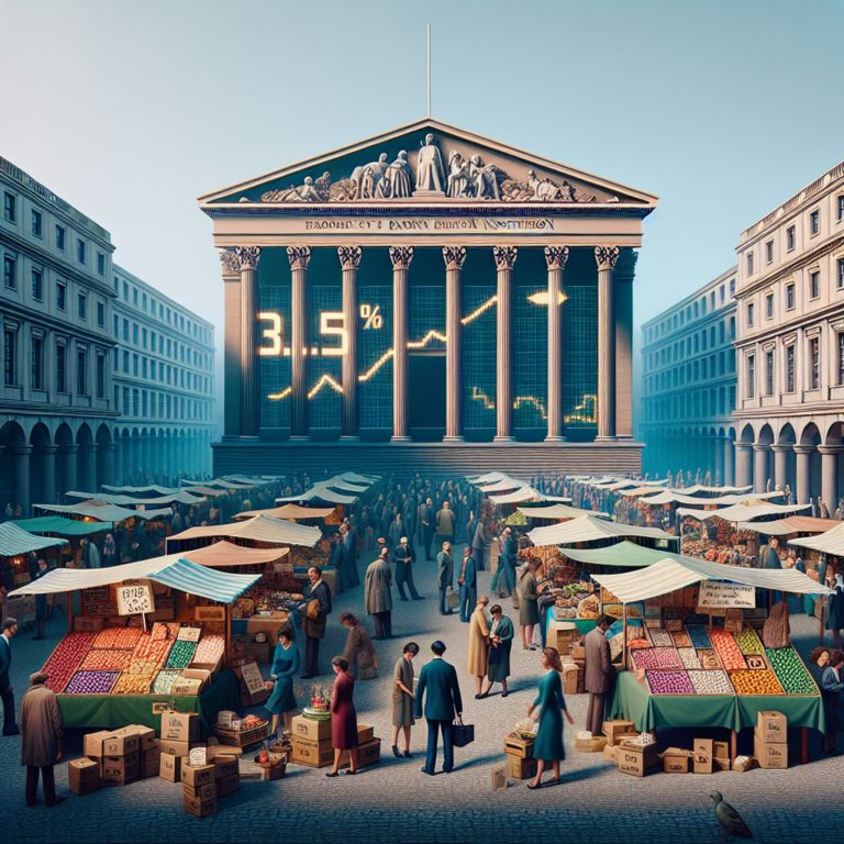 City Markets Predict Inflation Drop to 3.5% This Week, Bank of England Holds Interest Rates Steady