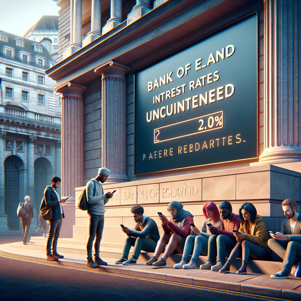 “Anticipated: Bank of England to Maintain Interest Rates”