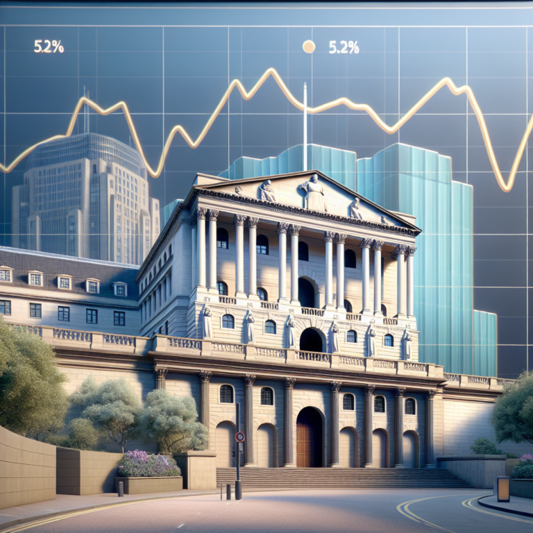 Bank of England Maintains Interest Rate at 16-Year High of 5.25% Amid Decrease in Inflation