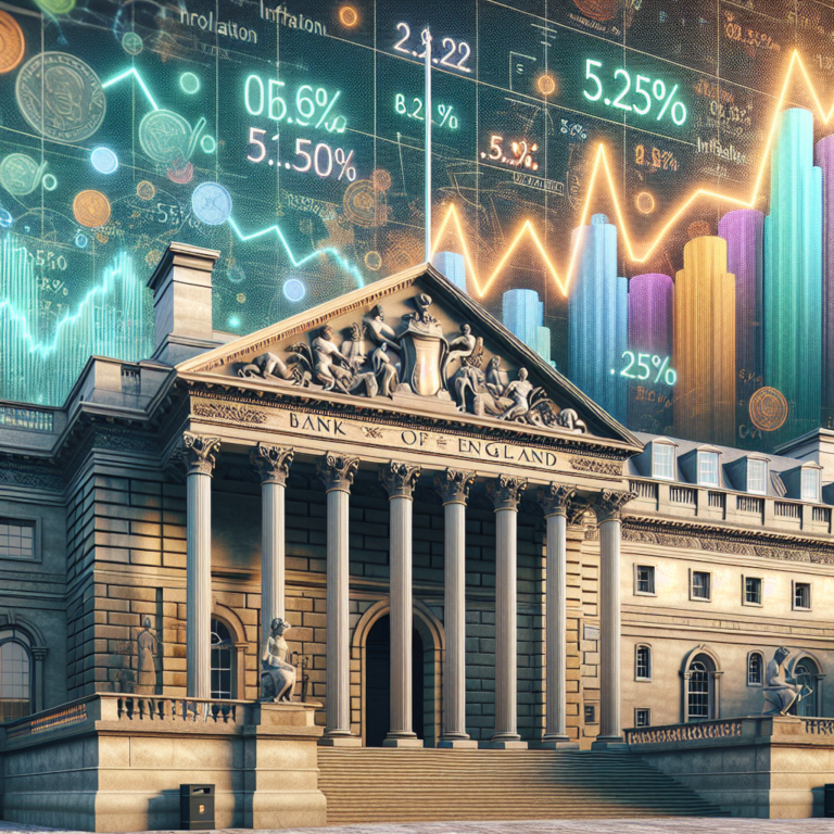 Breaking: Bank of England Maintains Interest Rates at 5.25% Amid Positive Inflation Report