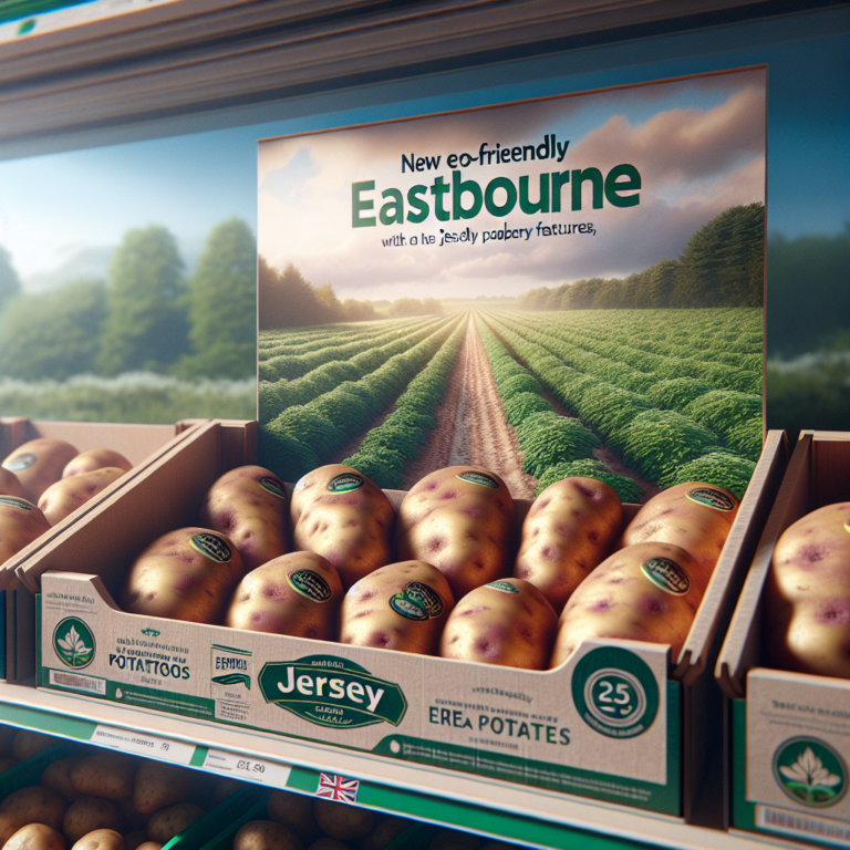 Exciting News: Eastbourne Mark and Spencer Now Offering Jersey Potatoes in Eco-Friendly Paper Packaging!