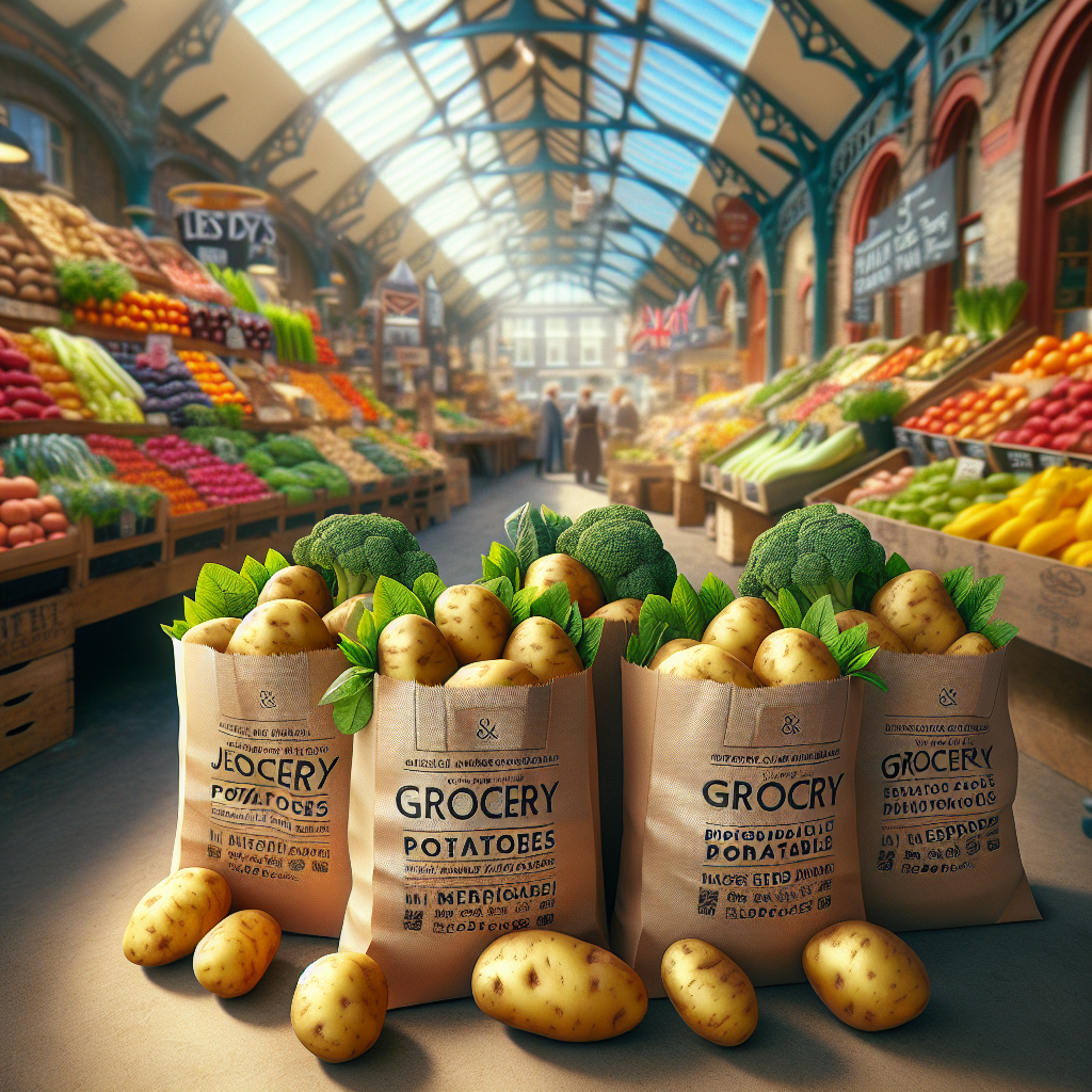 “Exciting News: Eastbourne Mark and Spencer Now Offering Jersey Potatoes in Eco-Friendly Paper Packaging!”