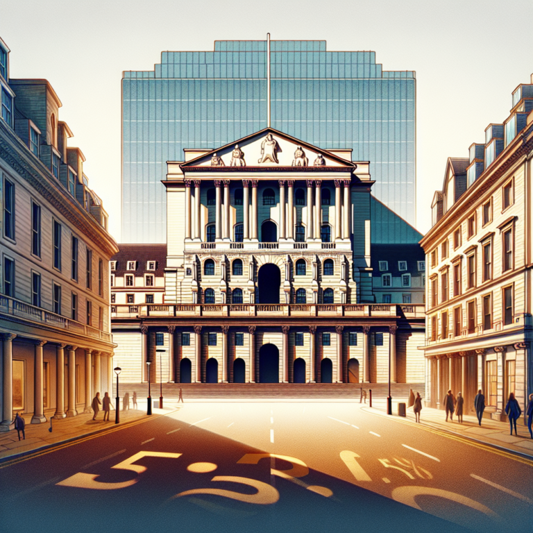 Bank of England Holds Interest Rate Steady at 5.25% as Cut Looms Near
