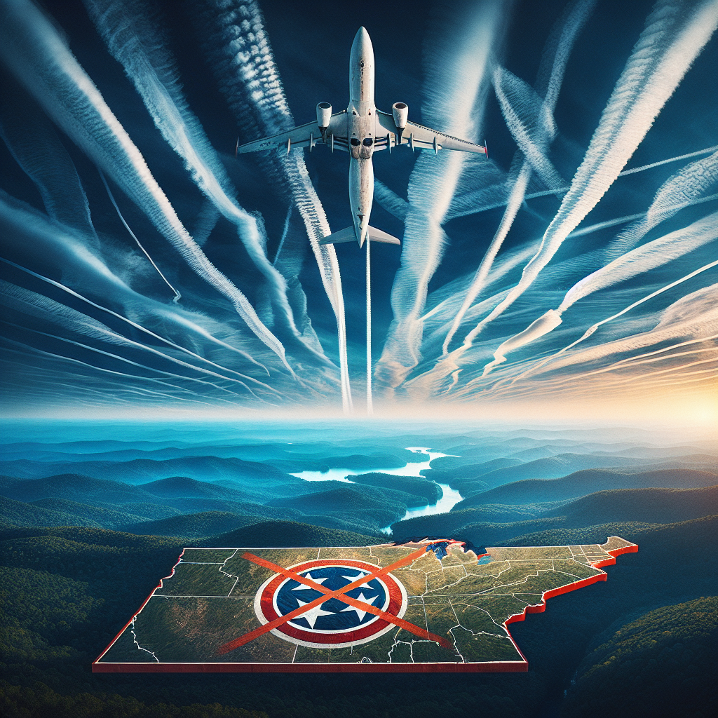 “Tennessee Takes Action to Ban ‘Chemtrails’ Amid Controversial Conspiracy Theory”