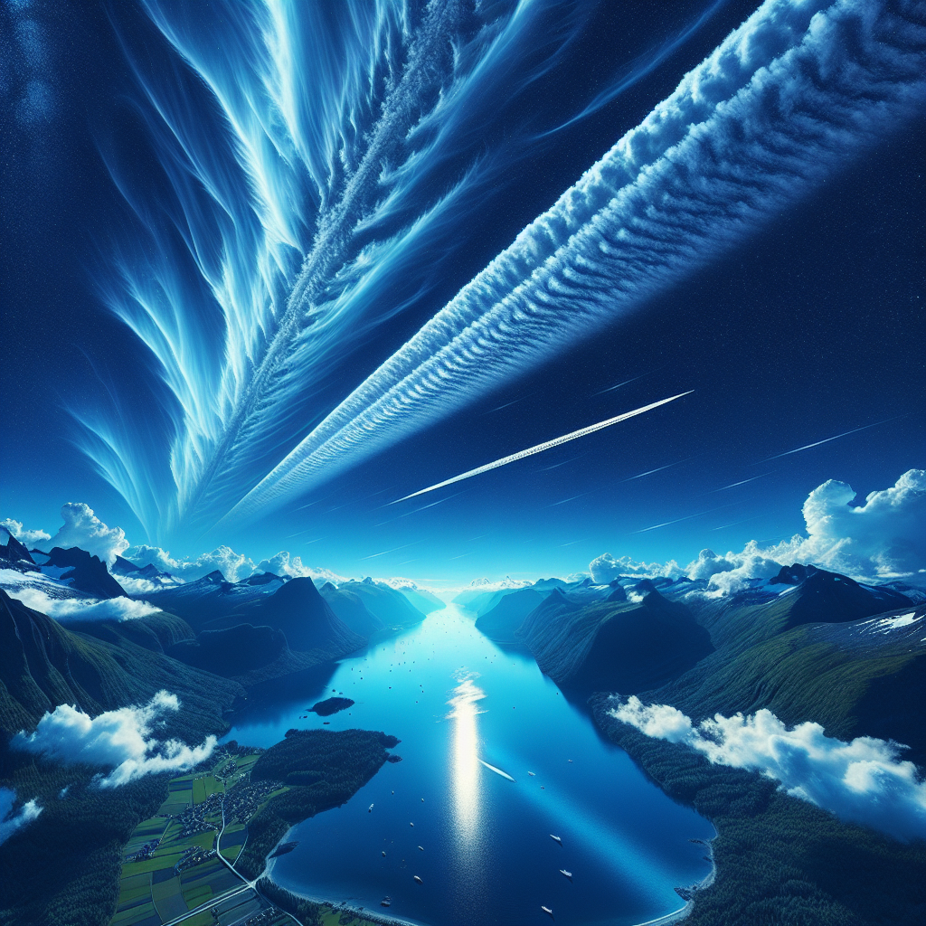 Debunked: Stunning photo reveals truth about white vapour trails in the sky