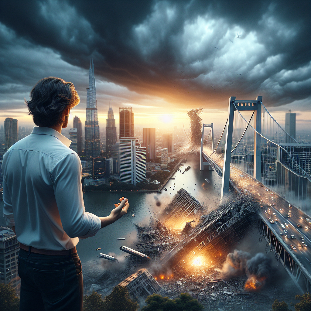 “Shocking Revelation: Andrew Tate Unveils Conspiracy Theory Following Baltimore Key Bridge Collapse”