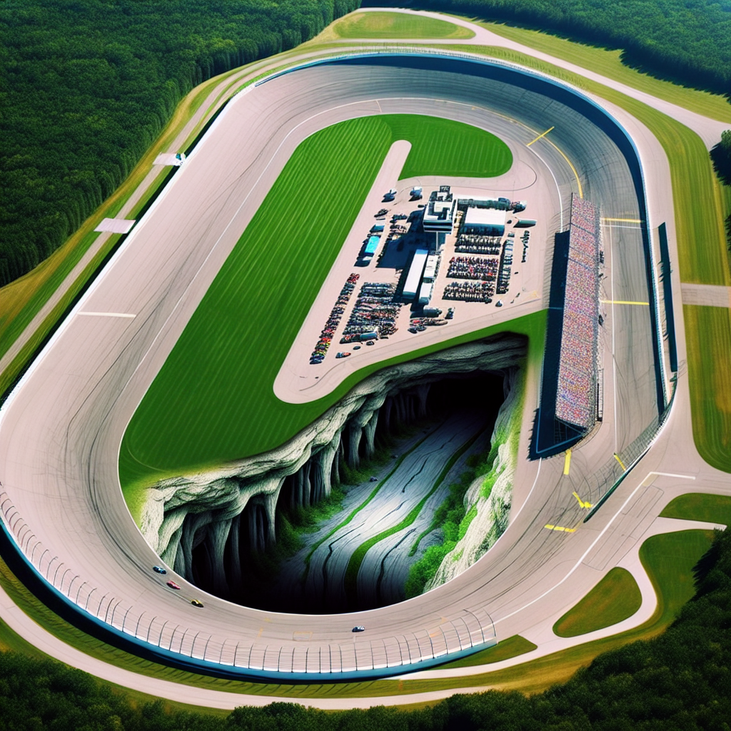 Incredible Discovery: Hidden Cave Beneath NASCAR Track Unveils Mind-Blowing Conspiracy Theory
