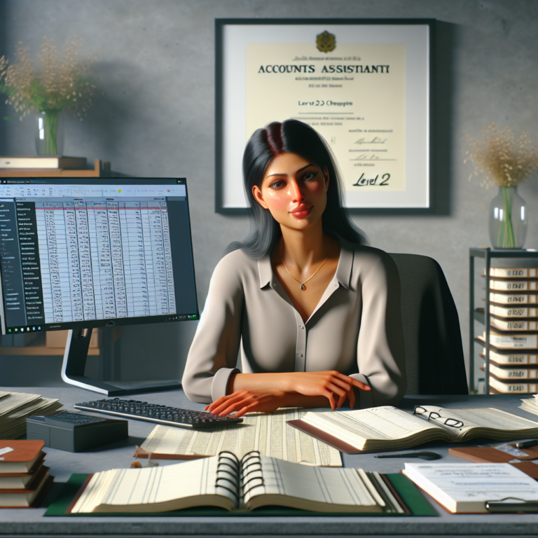 “Accounts Assistant Excels in Bookkeeping with Level 2 Certificate Achievement”