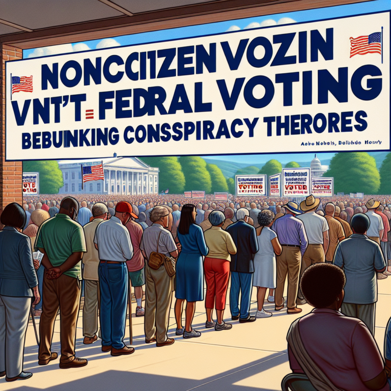 “Why Noncitizen Voting Isn’t a Concern in Federal Elections – Debunking Conspiracy Theories”