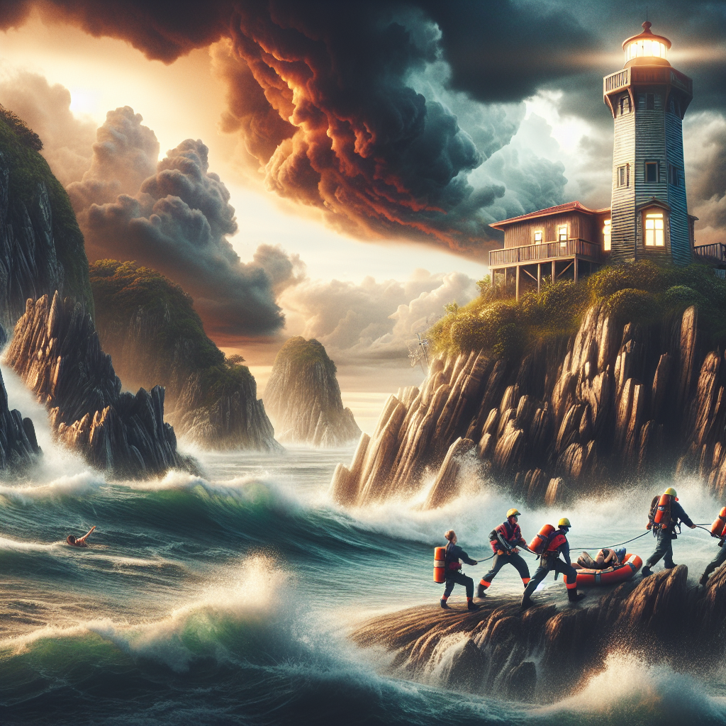 “Urgent Tide Alert Issued Following Rescue of Two Stranded at Seymour Tower”