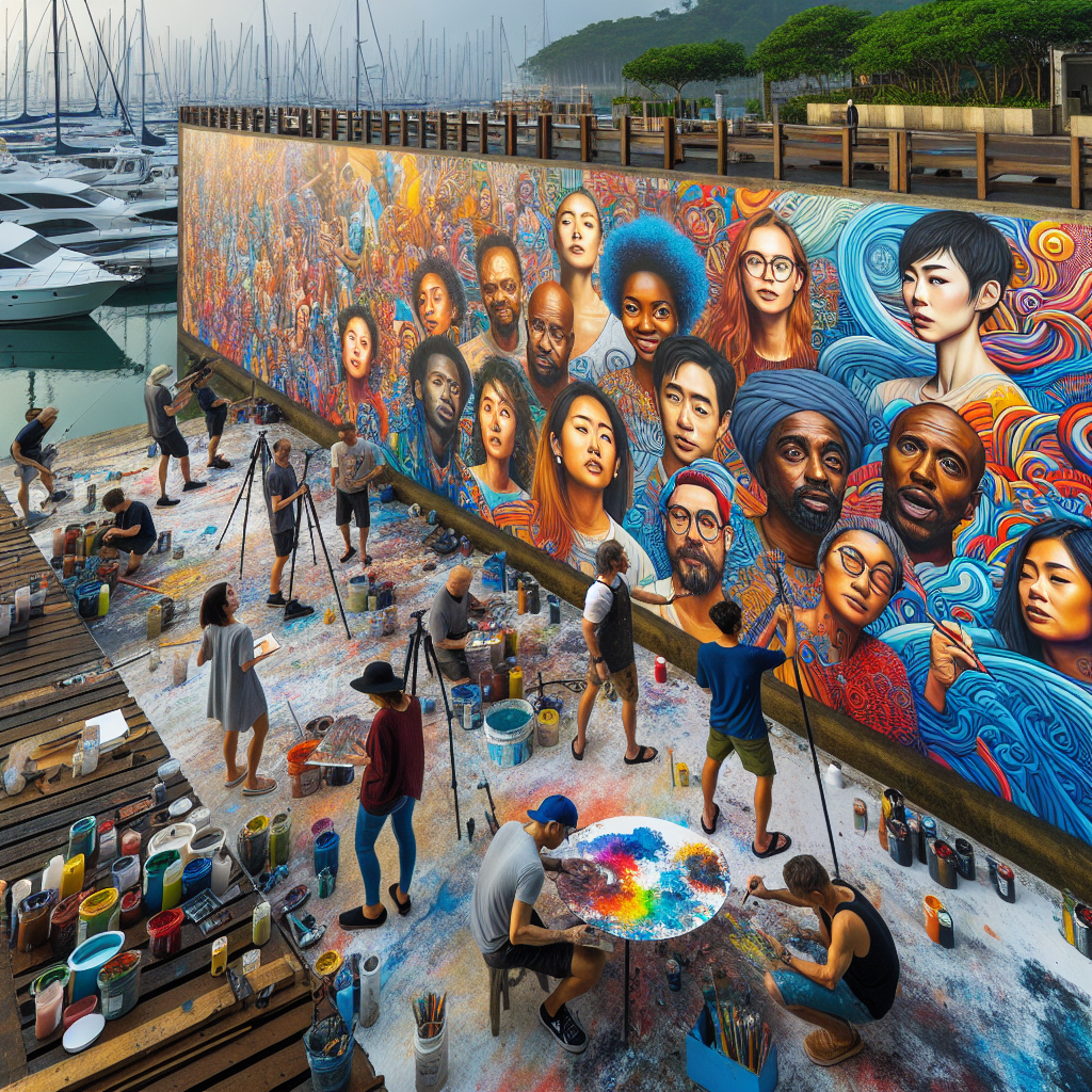 “Calling All Artists: Join the Exciting Jersey Marina Mural Project!”