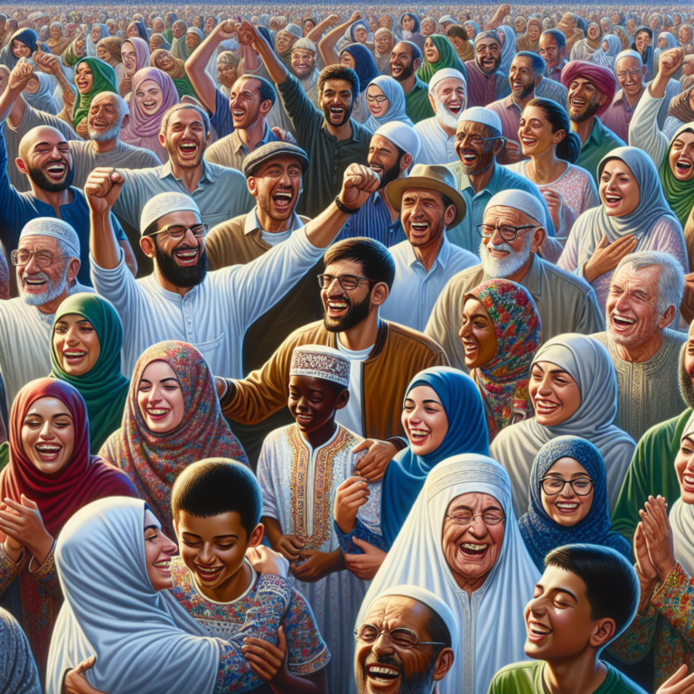 “Unity and Joy: Jersey’s Muslim Community Unites for Eid Celebration”
